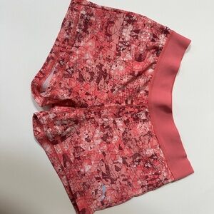 Puma Geometric Pink Athletic Shorts